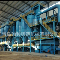 青島鑄機粘土砂生產線設備S8660風冷式沸騰冷卻床消失模冷卻設備