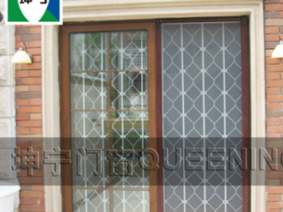 坤寧牌室內安裝推拉型錳鋼入戶防盜門防盜網防止小孩外出物品失竊