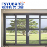 裕邦陽光 仿重型推拉門新雅100 鋼化玻璃移門 客廳廚房推拉吊趟門