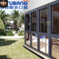 裕邦陽光 斷橋鋁合金門窗定制 鋁合金窗戶落地窗封陽臺(tái)隔音平開窗