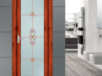 定做鋁合金門 衛生間門廁所門浴室鋼化玻璃門平開門廚衛門廚房門