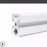 廠家定制黑色氧化4040鋁型材 氧化鋁合金流水線耐磨性強鋁型材