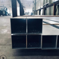 廠家生產鋁格柵木紋鋁方通 外墻裝飾U型鋁方管 方通鋁合金型材