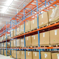 宇康托盤式大型高位工業倉庫庫房重型貨架3噸加厚可定做