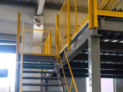 宇康定制閣樓式重型貨架搭建可拆卸貨架閣樓組合