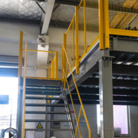 宇康定制閣樓式重型貨架搭建可拆卸貨架閣樓組合