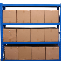 廠家直銷 批發倉儲倉庫輕倉貨架 多層金屬儲存架 展示架500Kg層