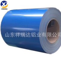 供應1.0mm白彩涂鋁卷 1.0mm海藍色鋁卷用于壓瓦 可以根據規格生產