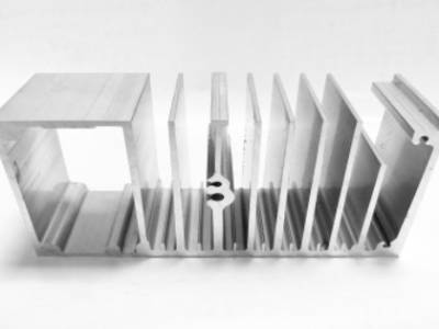 開模定做大功率太陽花鋁合金散熱器 工業密齒鋁散熱器定制