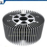 廠家生產直銷太陽花散熱器 工礦燈散熱器 銅管鋁型材散熱器定做