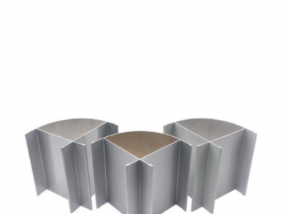 生產定制無塵車間凈化料0.8mm~1.1mm厚度外圓柱凈化鋁型材廠