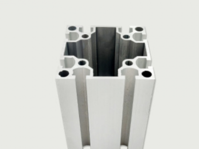 定制批發中荷重結構輸送帶結構流水線機架工業材白電泳8080工業材