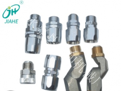 加油槍油管接頭 加油站設備加油機配件6分1活呆皮管接頭萬向接頭