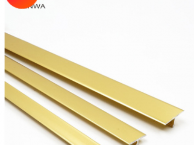 鋁合金型材t型裝飾鋁條 瓷磚收口條填縫 UV板壓邊條支持定制