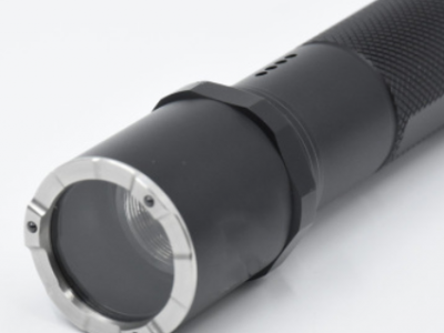 新標準警用強光手電筒外殼配件外殼五金加工鋁件手電筒