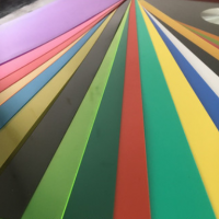 彩色PVC片材PET硬板PP半透明磨砂卷膜pc薄塑料膠片A3/A4 訂做尺寸