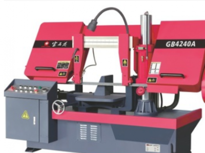 供應寶石花金屬帶鋸床 雙立柱臥式 GB4240A廠家直銷爆款