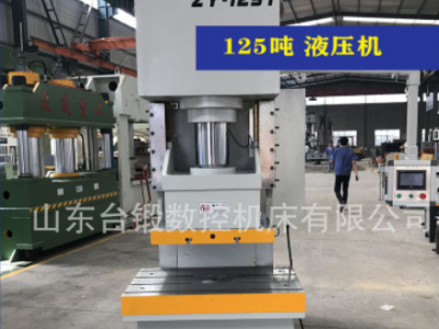 臺鍛125噸液壓機 伺服壓力機一分鐘可沖60次 125T快速液壓沖壓機