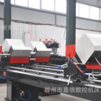 塑鋼門窗雙頭下料鋸 45度90度雙角鋸 PVC塑料型材平推切割機