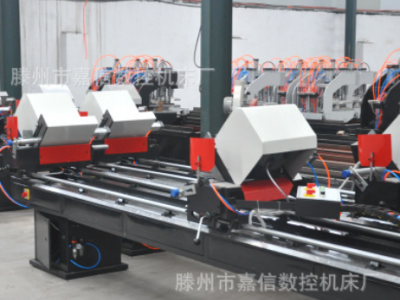 塑鋼門窗雙頭下料切割鋸 平推鋸 門窗切割機 PVC塑料型材切割鋸
