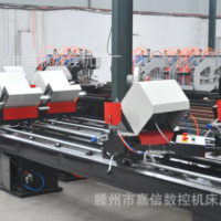 塑鋼門窗雙頭下料切割鋸 平推鋸 門窗切割機 PVC塑料型材切割鋸