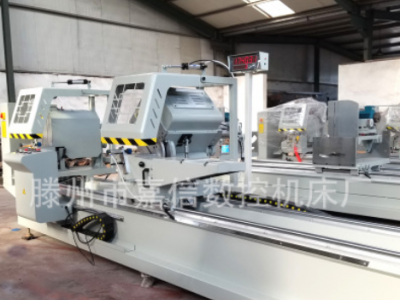 鋁材雙角45度90度切割鋸 工業(yè)鋁型材切割機 雙頭精密切鋁機