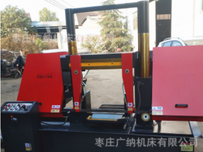 大型龍門金屬帶鋸床GB4250雙立柱鋸床 鋼筋切割鋸床 鋸床價格