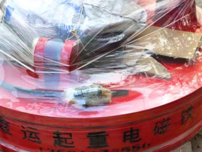 現(xiàn)貨批發(fā)24伏電磁吸盤耐磨損吸力強(qiáng)MW5系列強(qiáng)磁圓形廢鋼電磁吸盤