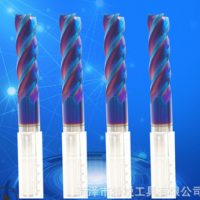 廠家直供60度四刃古銅涂層平底立銑刀硬質(zhì)合金數(shù)控刀具平銑刀定制