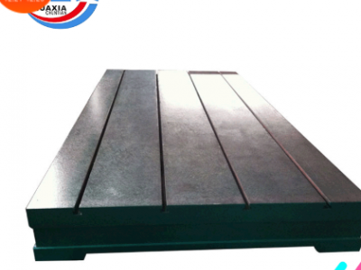 鑄鐵平板研磨平板模具加工刮研90度垂直彎板T型槽平板搖鉆工作臺