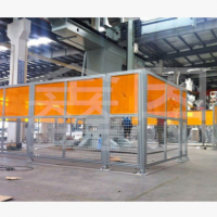 工廠定制鋁型材圍欄 型材護欄 鋁型材設備圍擋 機械手護欄隔斷墻