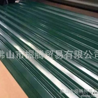 直銷 680-1000mm型鍍鋅波浪瓦楞板  彩涂瓦楞板/可