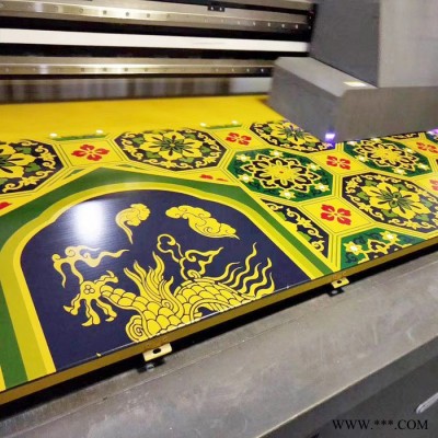 粵藝佰云南景區彩繪鋁板定制，寺廟裝飾防火彩繪鋁單板，吊頂UV噴繪鋁板不掉漆效果好