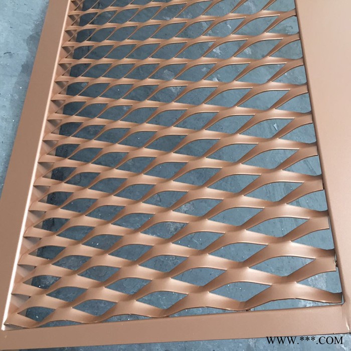 億岑   幕墻鋁板裝飾網   鋁板菱形孔拉伸網    外墻鋁板裝飾網    透氣透光好