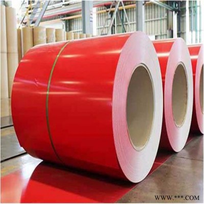 新宇鍍鋁鋅彩涂板 現貨壓型彩鋼瓦楞板 0.5/0.6mm彩鋼卷大量供應