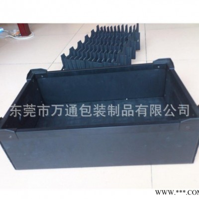 萬通專業(yè)定做防靜電中空板周轉(zhuǎn)箱 PP塑料瓦楞板周轉(zhuǎn)箱