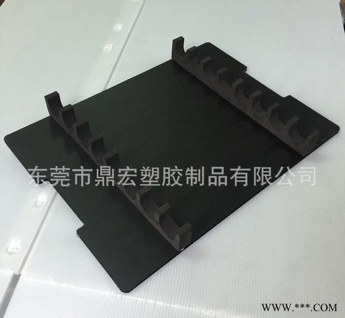 深圳龍華電子廠防塵塑料隔板 防潮瓦楞板 黑色pp中空板防靜電