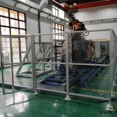 株洲創鋁型材護欄、工業鋁型材護欄、工業鋁型材圍欄、機器人護欄、機器圍欄 可定制 質量保證