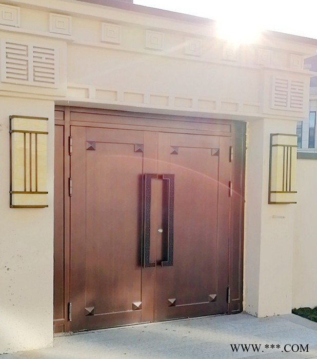 廠家定制鋁板雕刻祥云大拉手別墅仿古銅拉手銅藝大門**雕刻豪華紅古銅鋁板拉手