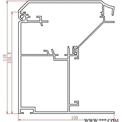 多款LED滾動燈箱鋁材 118X110 異形鋁材   佛山鋁材 鋁型材現貨