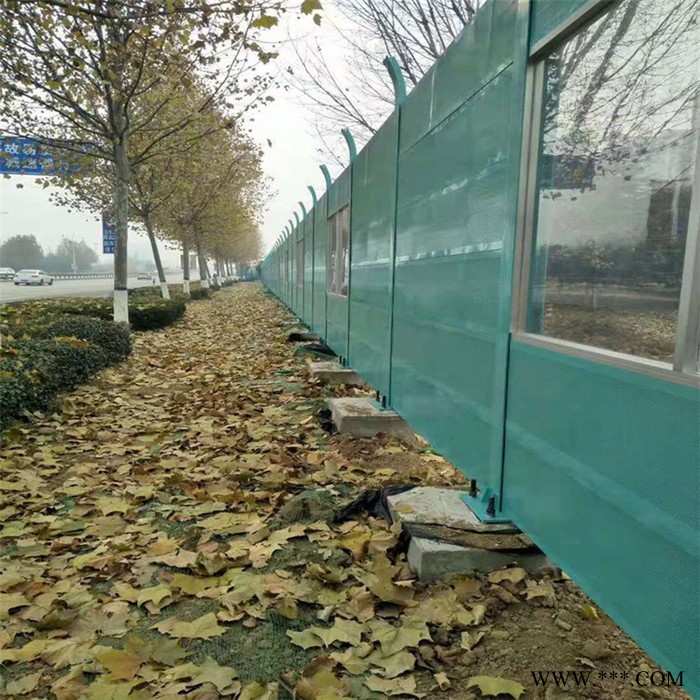 安徽鋁板聲屏障 橋梁降噪隔音聲屏障 亞克力透明板聲屏障