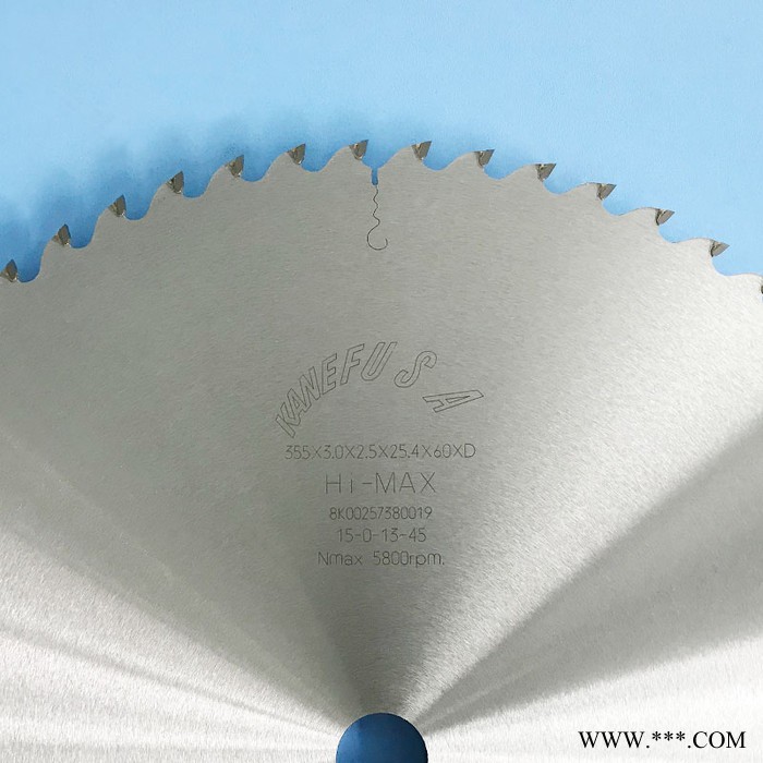 兼房鋸片 鋁型材鋸片 切鋁鋸片 鋁棒專用鋸片 355*3.0*2.5*25.4*60*D