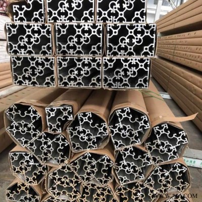 擠壓型材 工業鋁型材成品 鋁合金氧化加工鋁管 流水線各種異形型材