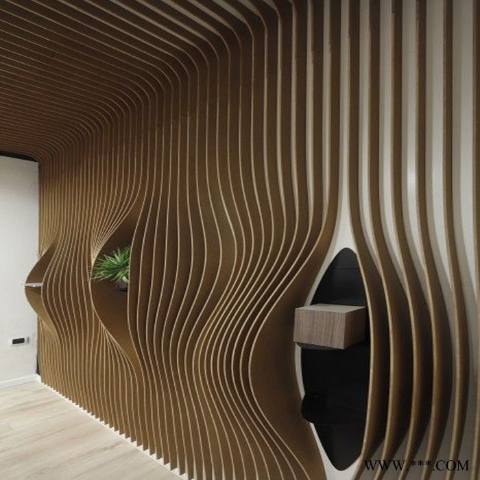 鋁騰 造型鋁方通 廣東鋁板 工裝裝飾材料 幕墻鋁穿孔板