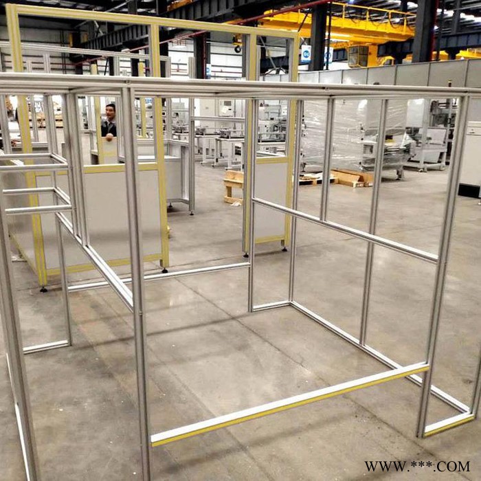 美誠鋁業6063-T5 工業鋁型材圍欄 機器人安全圍欄 鋁型材圍欄 設備防護圍欄 實力廠家直供 可定制