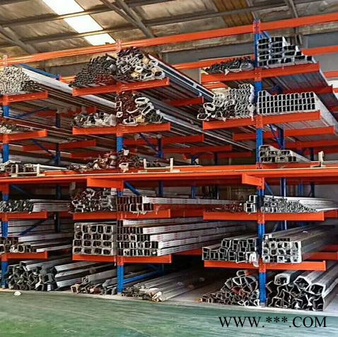 南京倍庫鋁型材專用懸臂貨架 廠家定做布料布匹木板鋼材存儲貨架