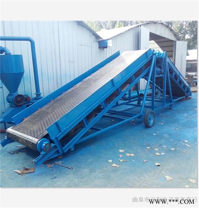 雙層皮帶輸送機 車間鋁型材輸送機 袋裝物料輸送機 徐