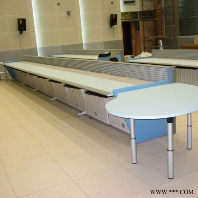 東營中創美WISDOM-B全木面監控指揮工作操作臺 安防調度臺 19寸加厚鋁型材指揮臺