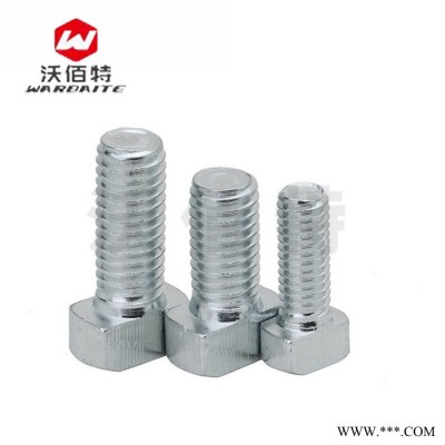 國標T型螺栓 錘頭螺絲 工業(yè)鋁型材配件螺桿連接件 30/40 M6 M8