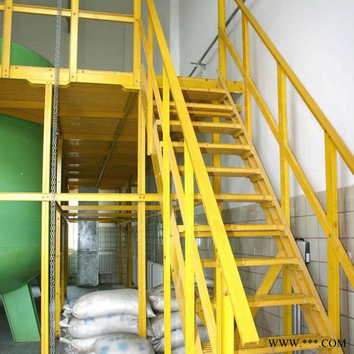 巴中玻璃鋼工業爬梯 拉擠型材 玻璃鋼護籠爬梯 ** 可定制